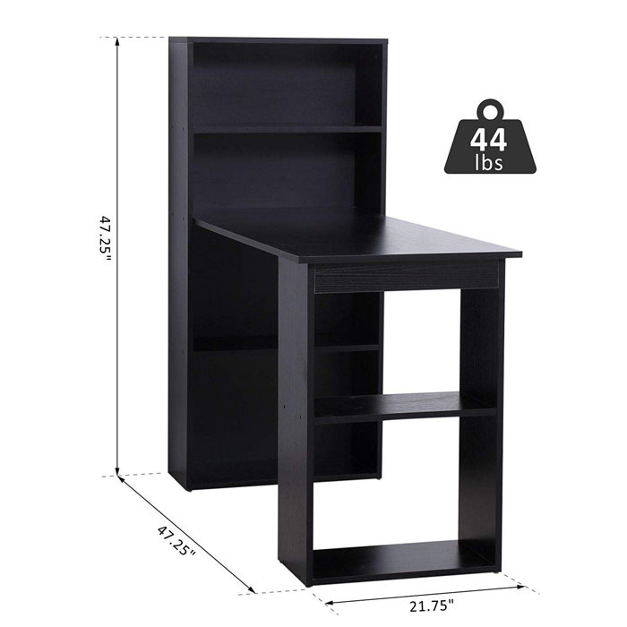 Latitude Run® Wilclay Floating Desk with Hutch & Reviews Wayfair